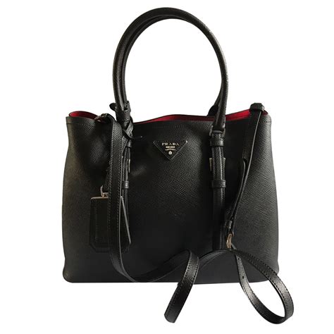 prada black leather dress|Prada black leather handbag sale.